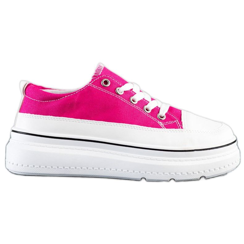 Seastar Fashionable Sneakers On The Platform pink Seastar Fashionable Sneakers On The Platform pink