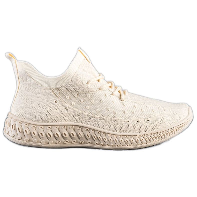 SHELOVET Beige Textile Sneakers SHELOVET Beige Textile Sneakers