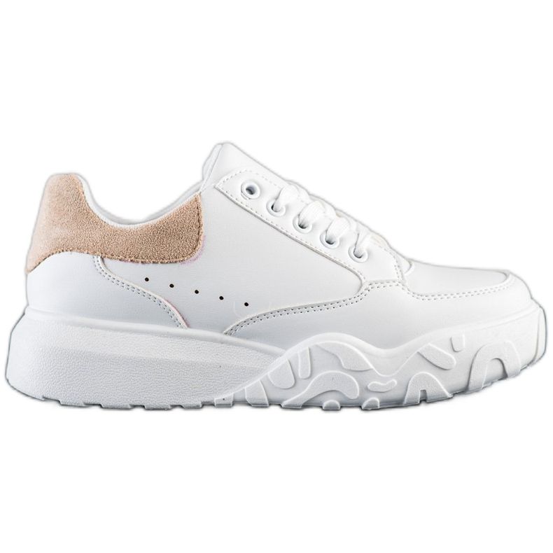 SHELOVET Fashionable White Sneakers