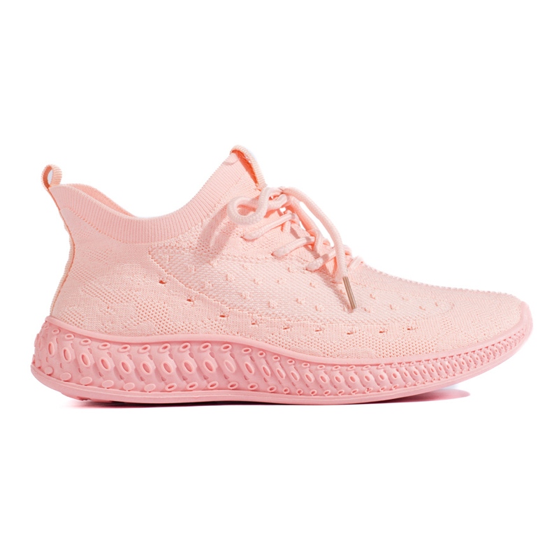 SHELOVET Pink Textile Sneakers