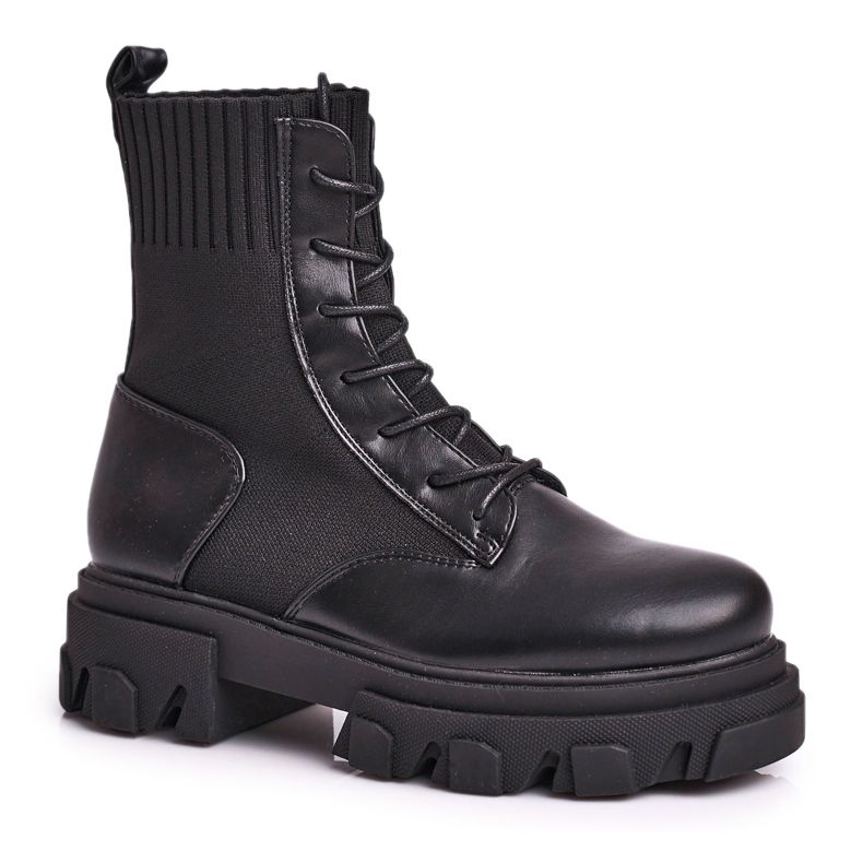 PS1 Megan Black Women's Worker Boots