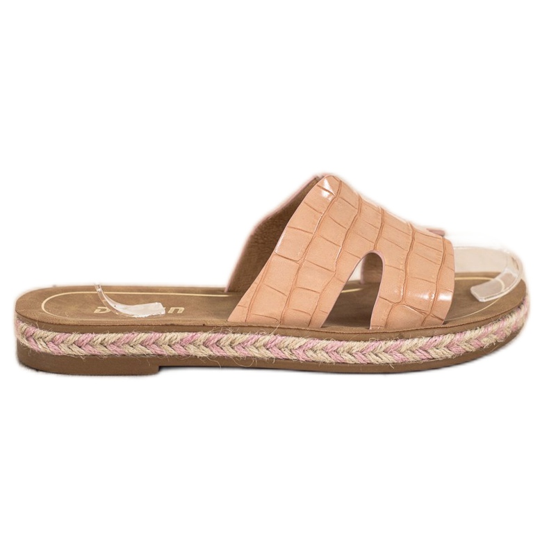 SHELOVET Casual Beige Slippers SHELOVET Casual Beige Slippers