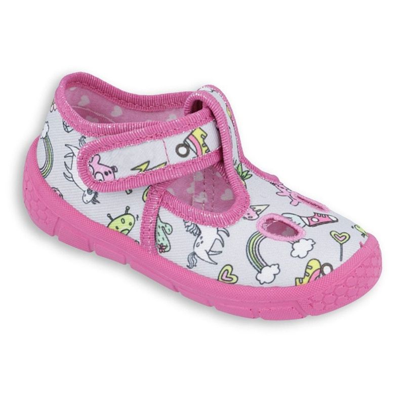Befado children's shoes 533P001 pink grey