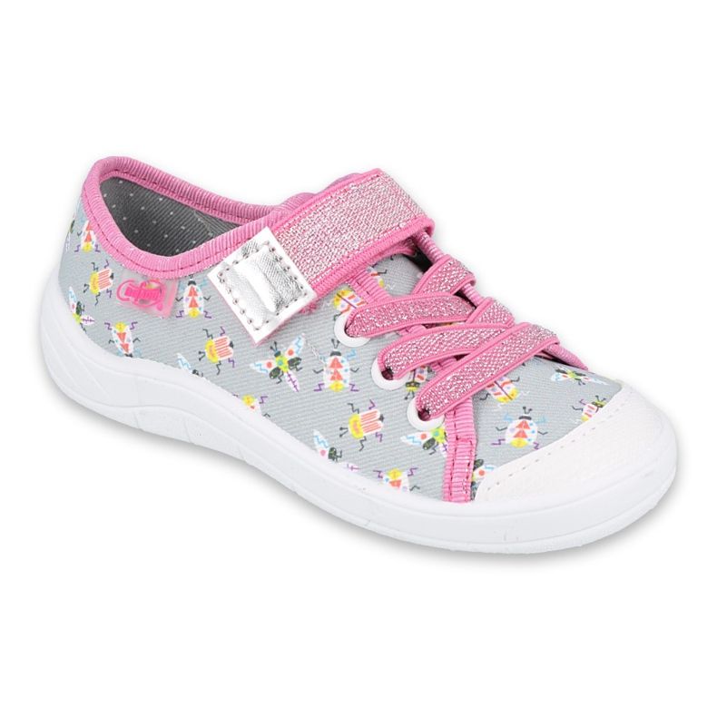 Befado children's shoes 251Y172 pink grey