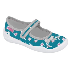 Befado children's shoes 114X446 grey green