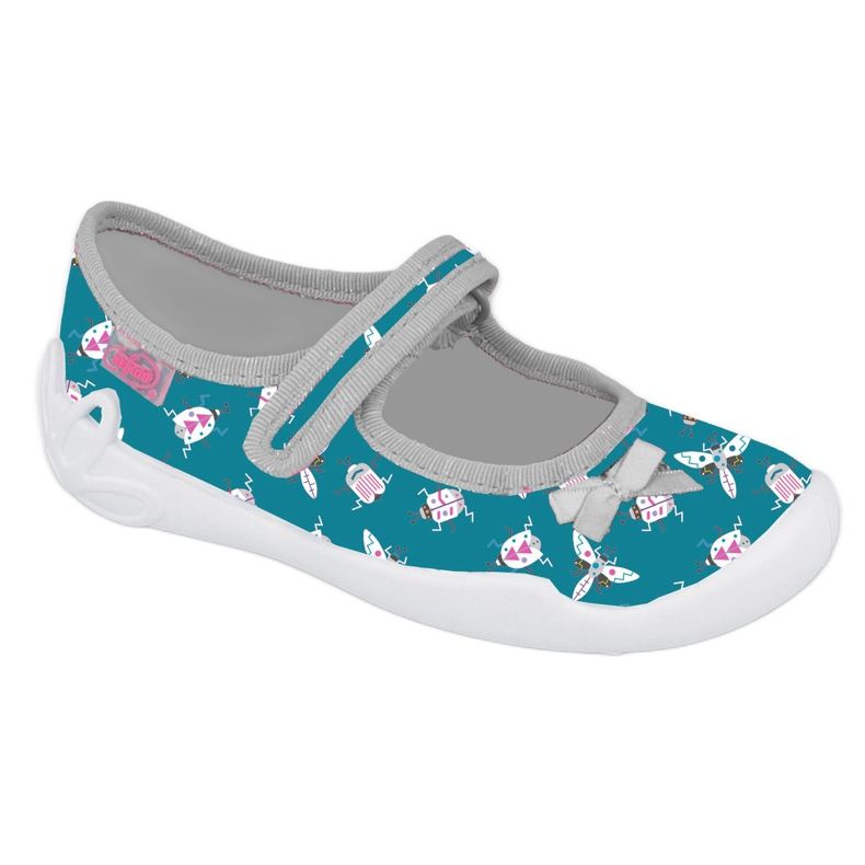 Befado children's shoes 114X446 grey green