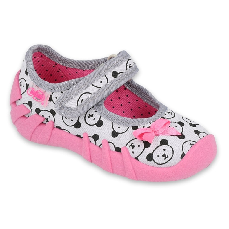 Befado children's shoes 109P220 pink grey