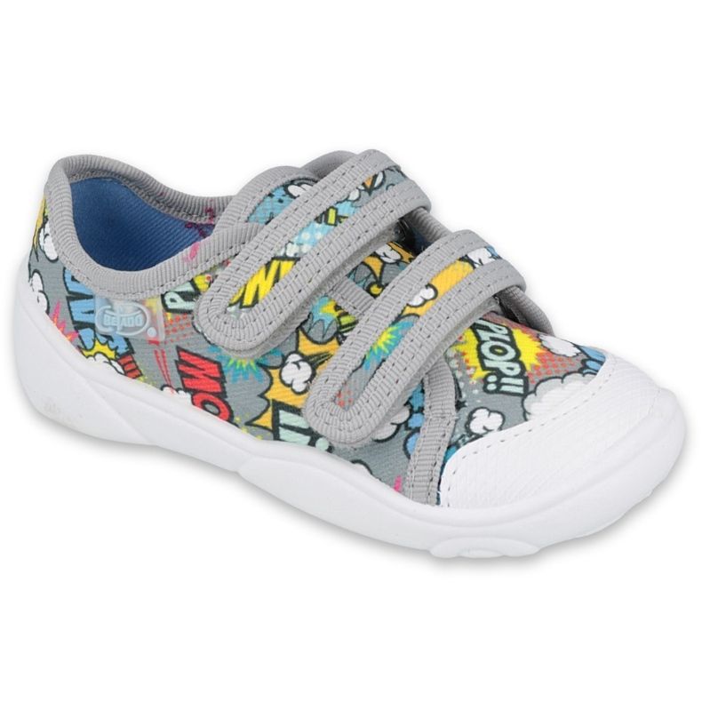 Befado children's shoes 907P120 grey multicolored