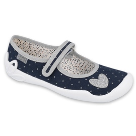 Befado children's shoes 114Y412 navy blue grey