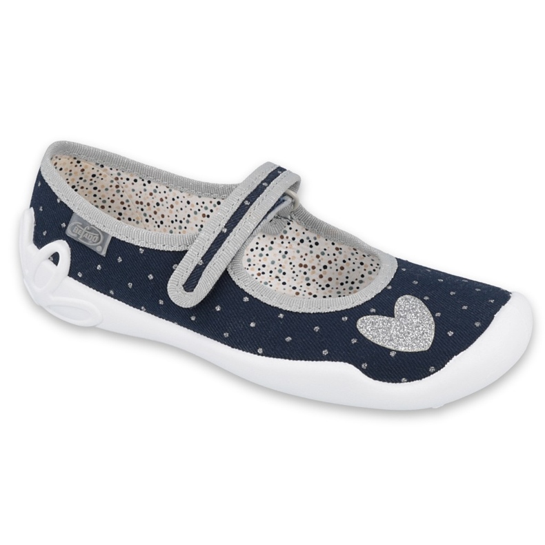 Befado children's shoes 114Y412 navy blue grey