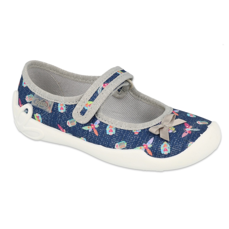 Befado children's shoes 114X445 navy blue grey