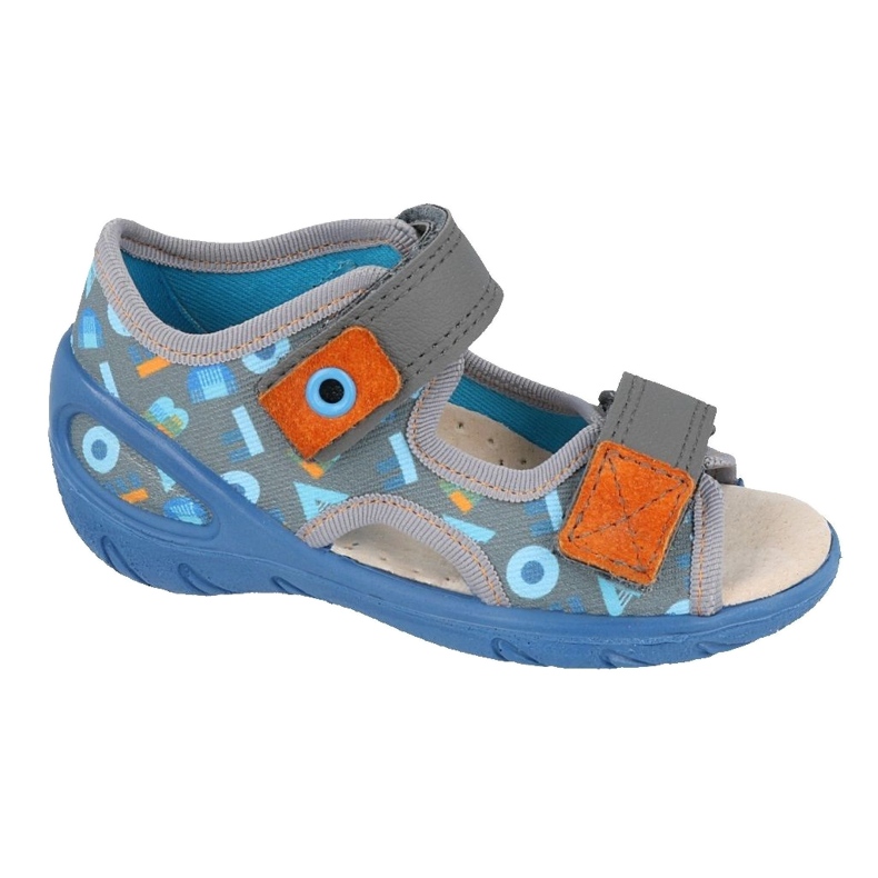 Befado children's shoes pu 065P160 blue grey