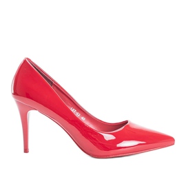 Red pumps on a high heel Bowi Bowi