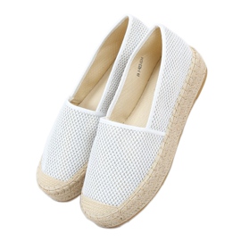 White women's espadrilles A666-ESP-1 White