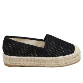 Black women's espadrilles A666-ESP-1 Black