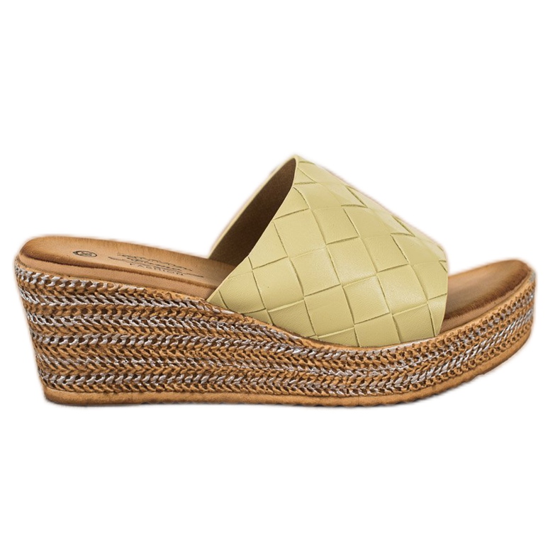 Bona Wedge Sandals green