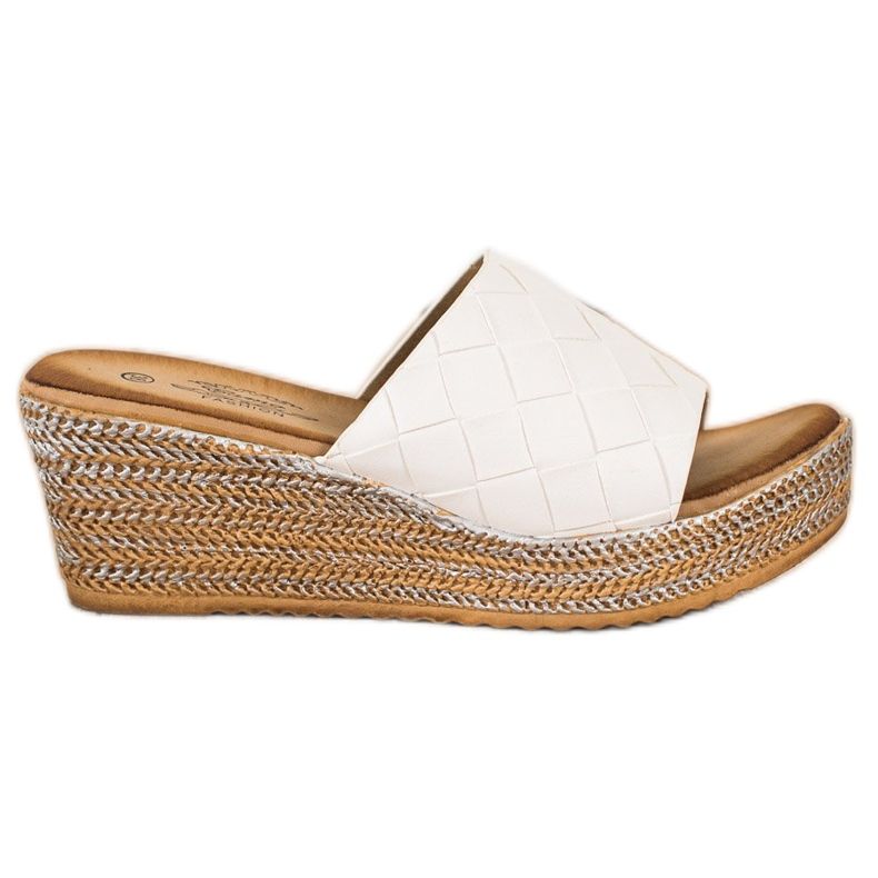 Bona Wedge Sandals white