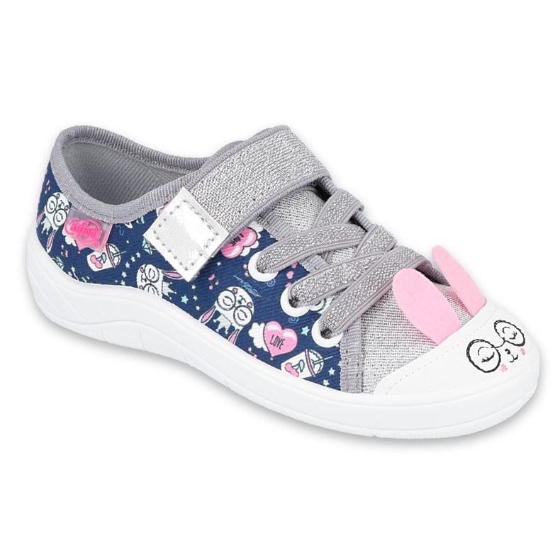 Befado children's shoes 251X169 navy blue pink silver Befado children's shoes 251X169 navy blue pink silver