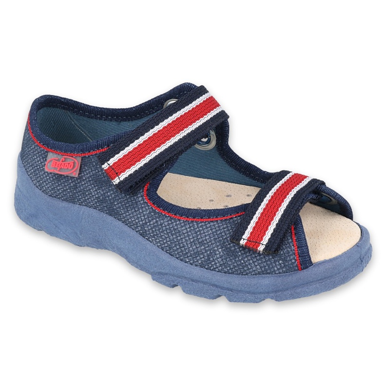 Befado children's shoes 869X160 red navy blue Befado children's shoes 869X160 red navy blue