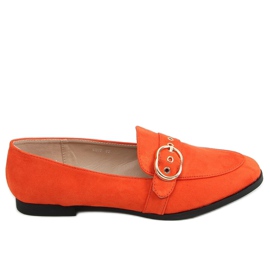 Orange women's moccasins GQ05 Orange