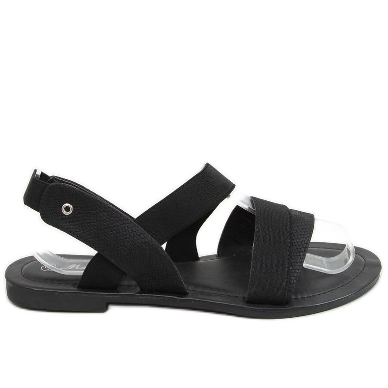 Black women's sandals S060115 Black
