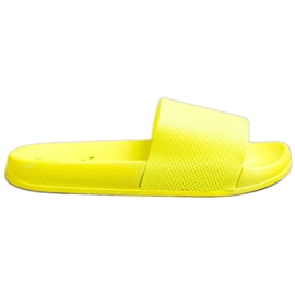 SHELOVET Neon Slippers yellow