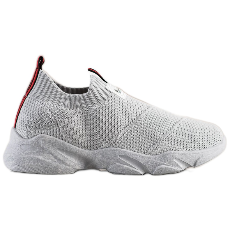 SHELOVET Gray Slip-on Fashion Sneakers grey