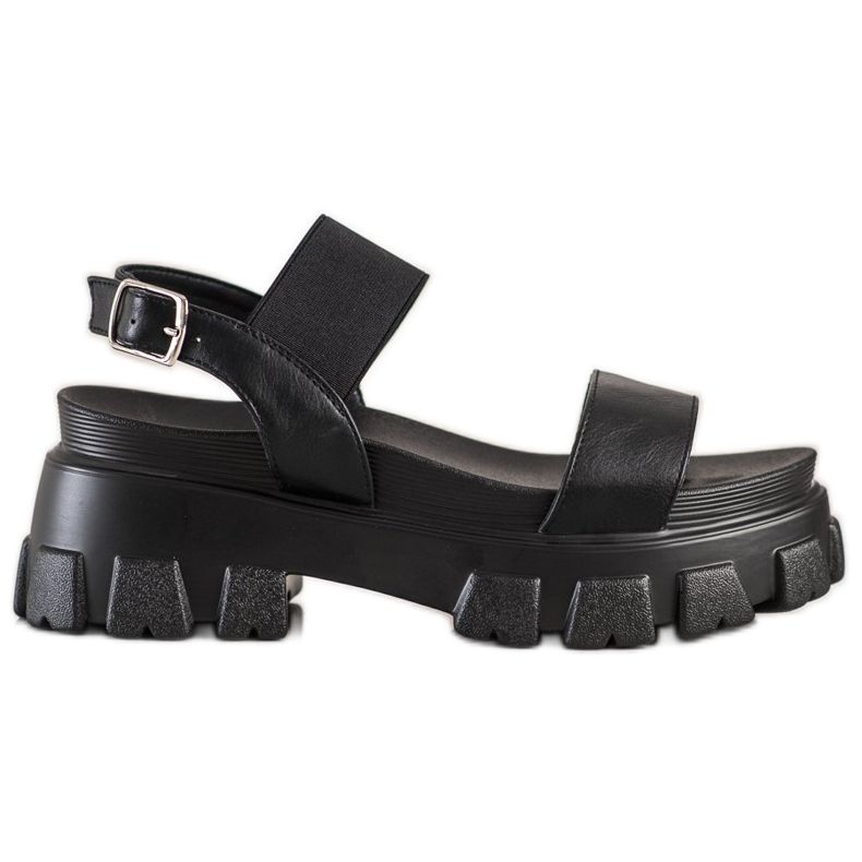 Seastar Black Sandals On The Fashion Platform