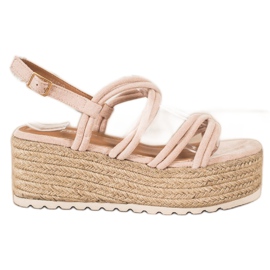 Seastar Espadrilles On Wedge Sandals beige Seastar Espadrilles On Wedge Sandals beige
