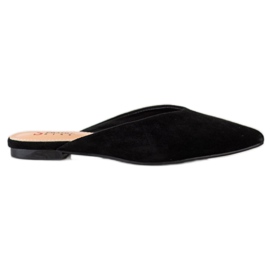Seastar Spitz Suede Slippers black
