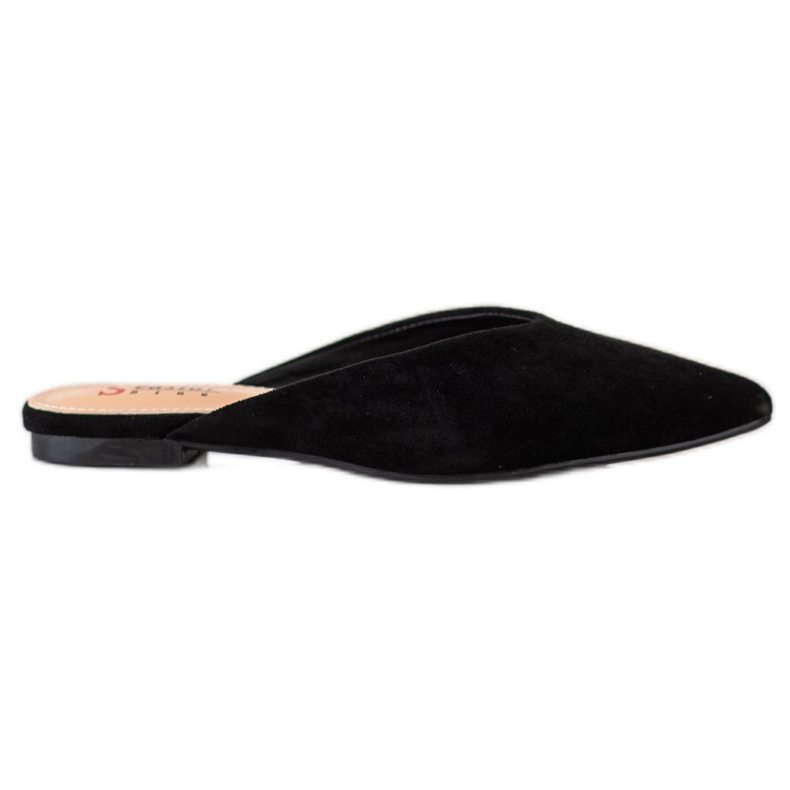 Seastar Spitz Suede Slippers black