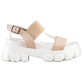Seastar Beige Sandals On The Fashion Platform white