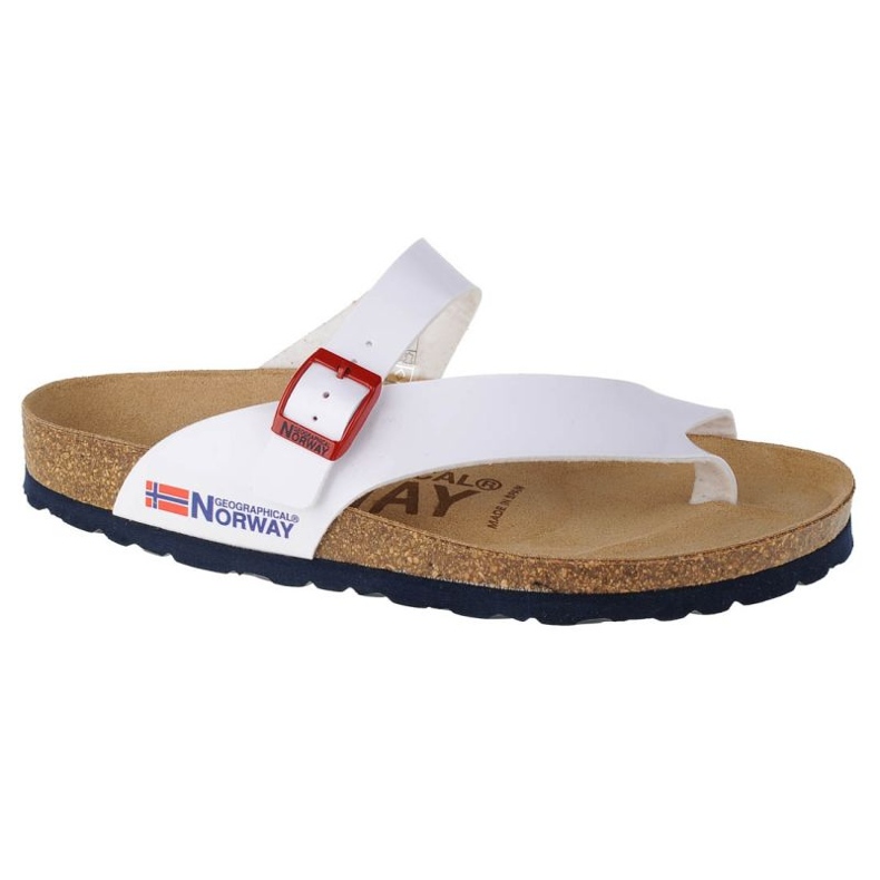 Geographical Norway Sandalias Infradito Donna GNW20415-34 flip-flops white