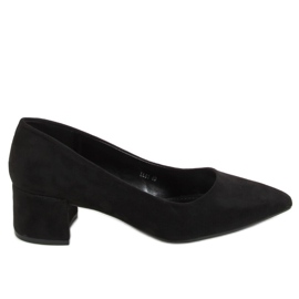 Black pumps low heels black LL81 Black