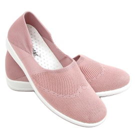 IC05 Old Pink sock ballerinas