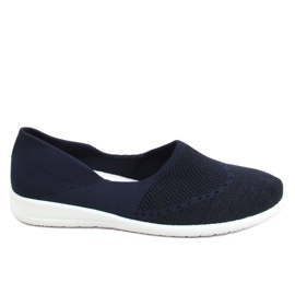 IC05 Navy navy blue sock ballerinas