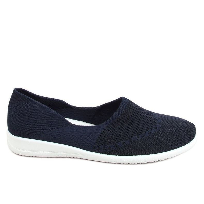 IC05 Navy navy blue sock ballerinas