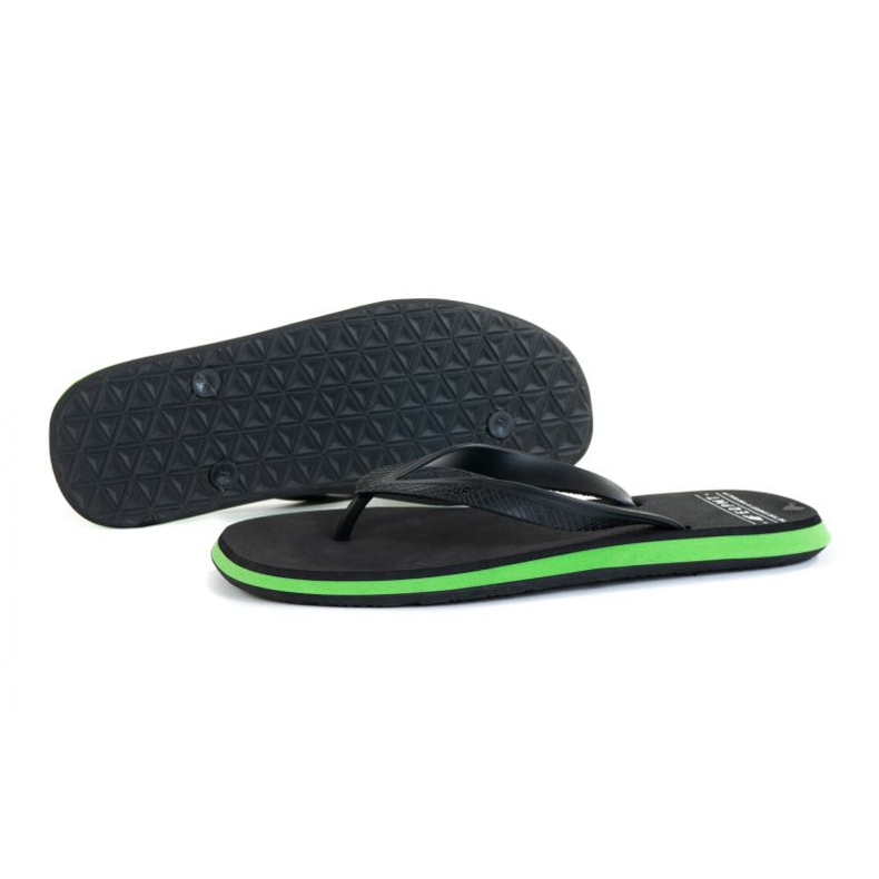 4F M H4L21-KLM004 Deep Black slippers