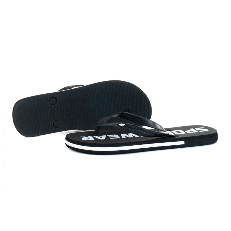 4F M H4L21-KLM006 Black Slippers