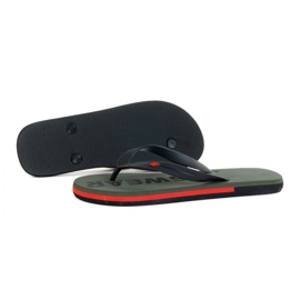Slippers 4F M H4L21-KLM006 Khaki black green