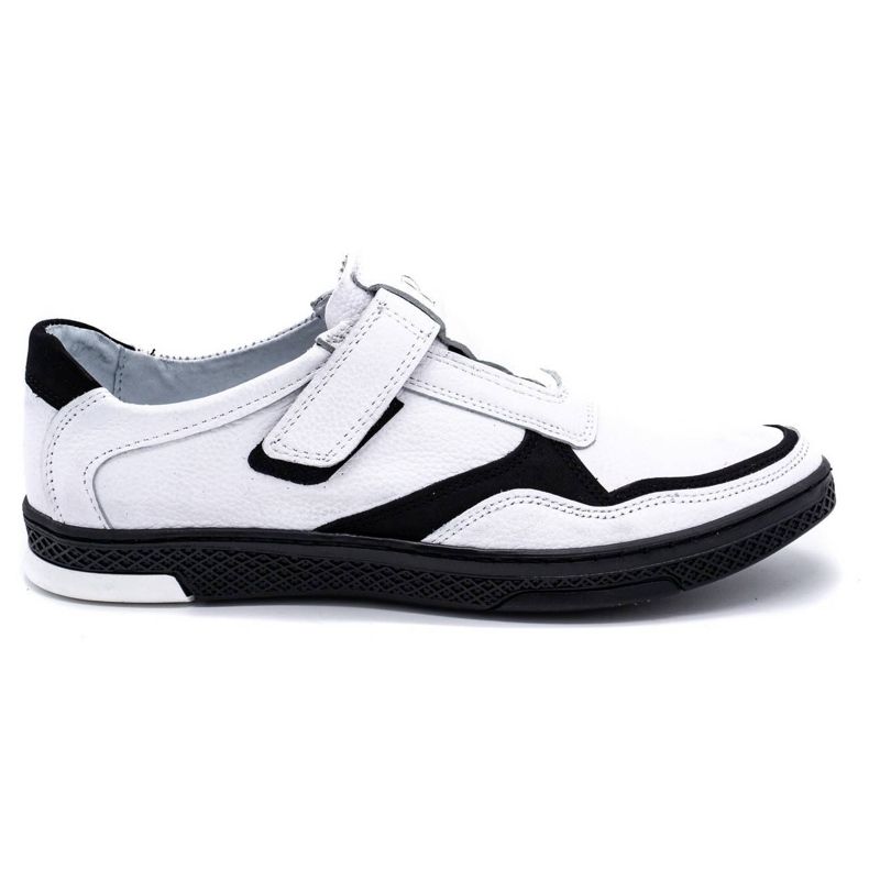 Polbut Men's casual leather shoes 2102 white