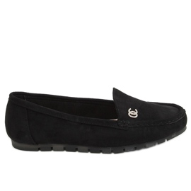 Black Women's black loafers GS14P Black Black Women's black loafers GS14P Black