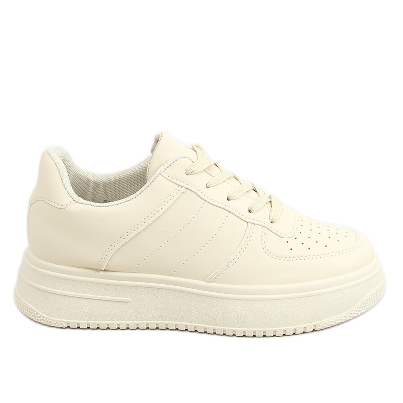 Women's beige sports shoes G191 Beige