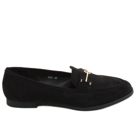 Black women's loafers GQ01 Black