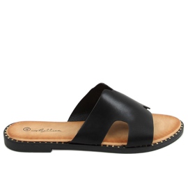 Black women's black slippers SL1525 Black Black women's black slippers SL1525 Black
