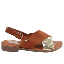 Camel women's sandals S060117 Camel brown golden Camel women's sandals S060117 Camel brown golden