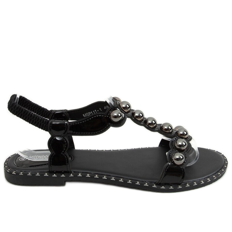 Black women's sandals M6P111-1 Black