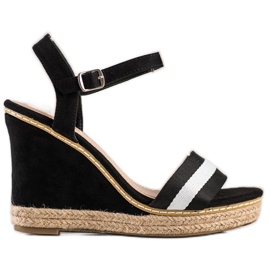 Kayla High-heeled sandals black