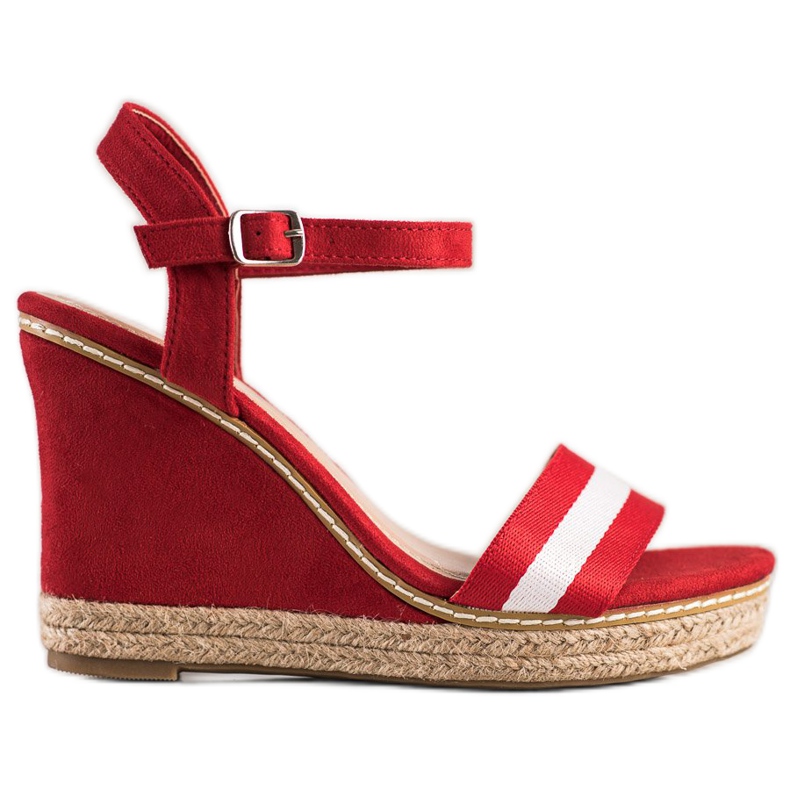 Kayla High-heeled sandals red