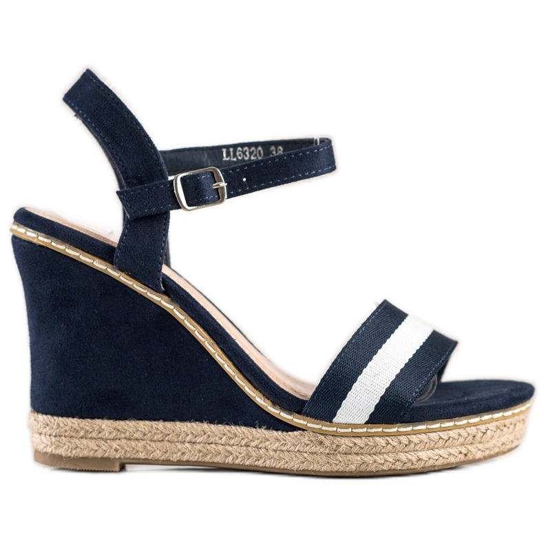 Kayla High-heeled sandals navy blue blue